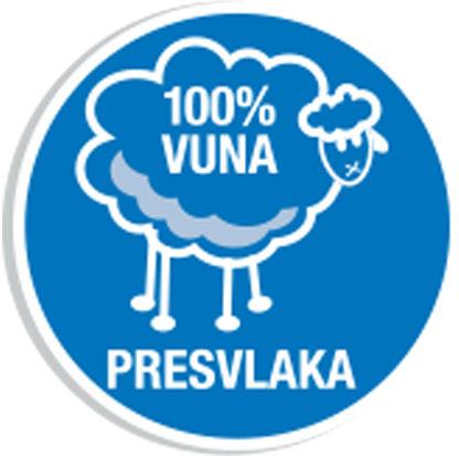 100% Vuna Presvlaka