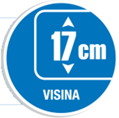 Visina 17cm