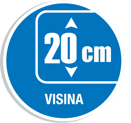 Visina 20 cm